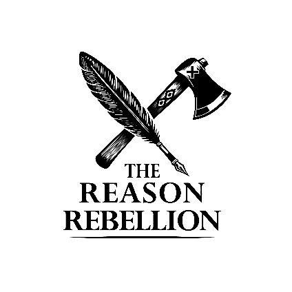 The Reason Rebellion — crossed quill and axe